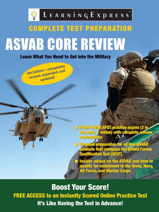 Title details for ASVAB Core Review by LearningExpress LLC Editors - Available